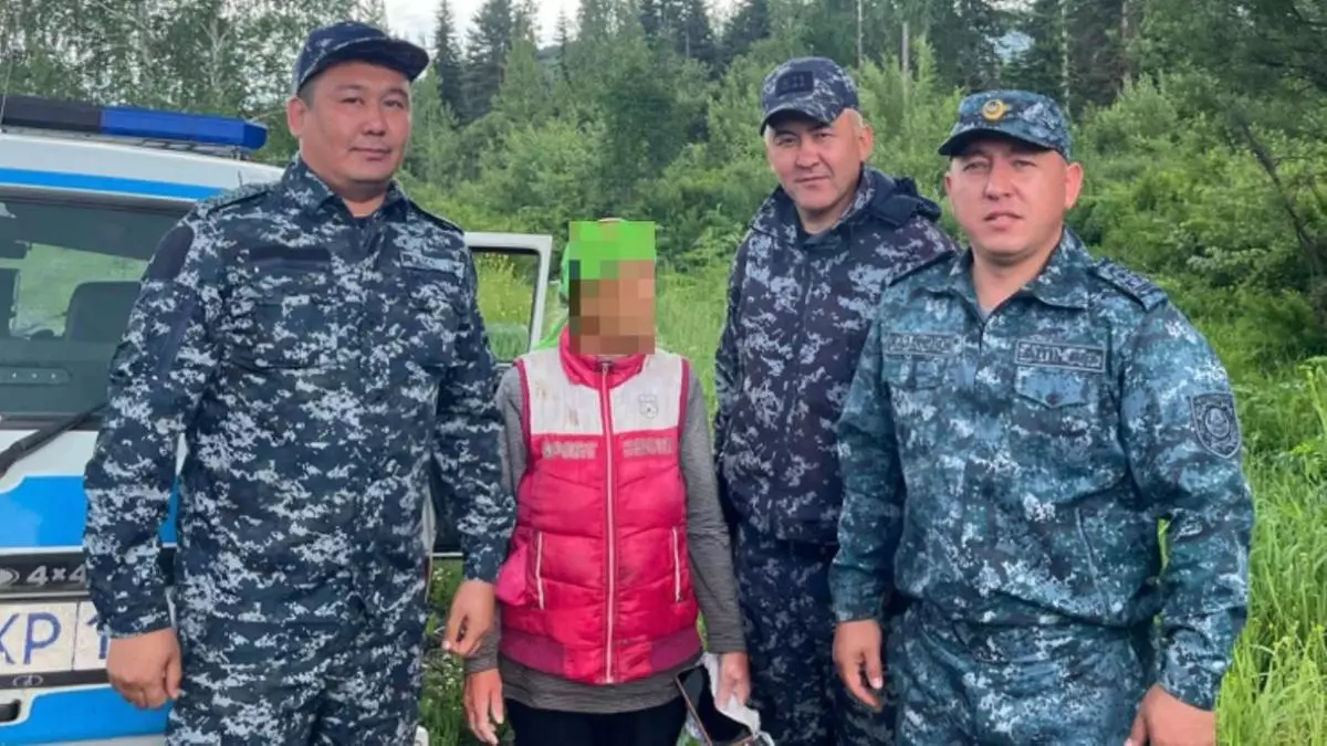 Женщина найдена в лесу в Восточно-Казахстанской области (видеозапись)