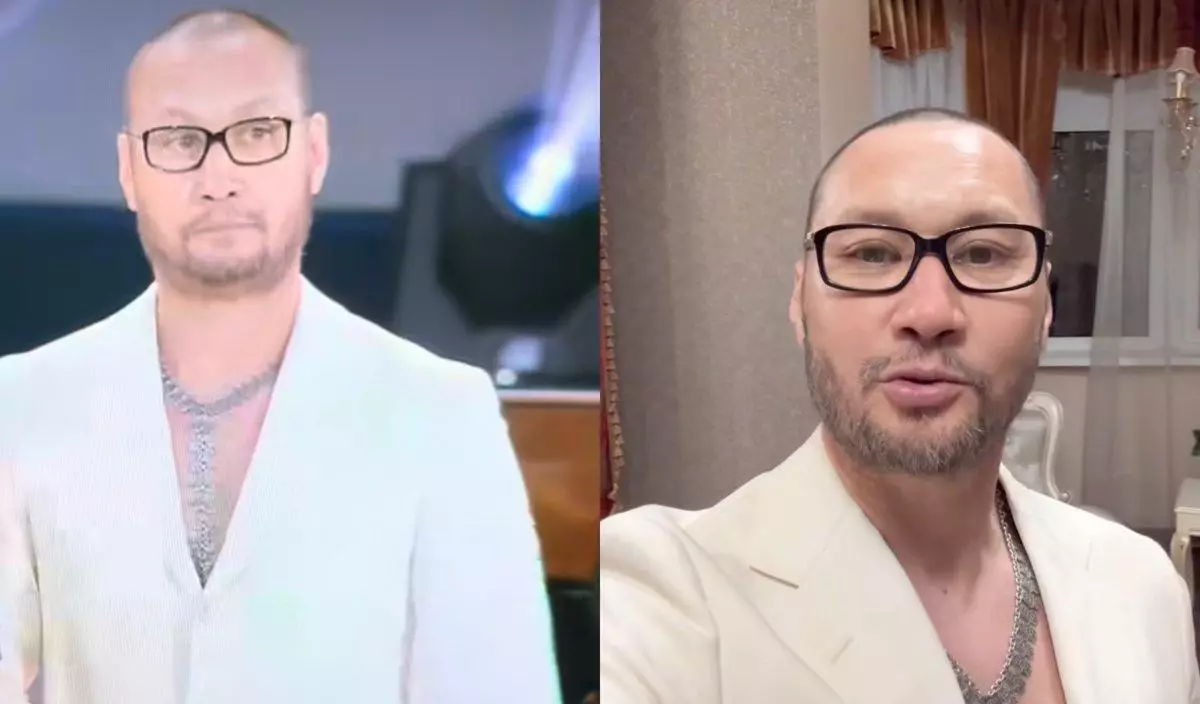 "Түрі не болып кеткен»: Сәкен Майғазиевтің тойында Азамат Сатыбалдыны көпшілік танымай қалды