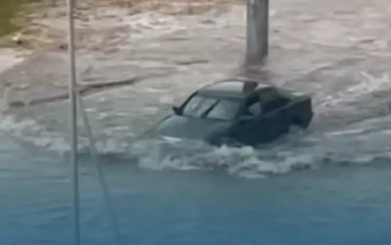 Сильный ливень парализовал Кокшетау