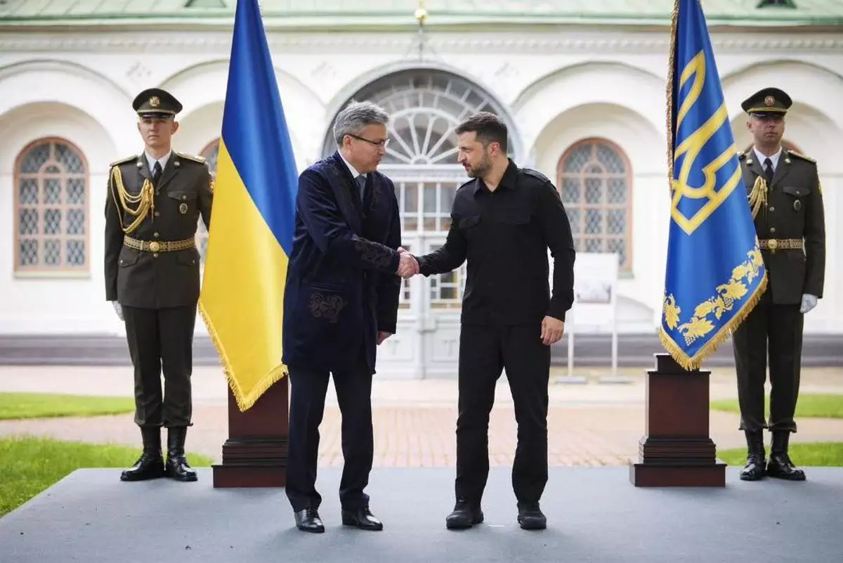 Қазақстан елшісі Украина президентіне сенім грамоталарын тапсырды