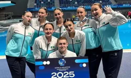 Сборная Казахстана вошла в топ-3 суперфинала Кубка мира по артистическому плаванию