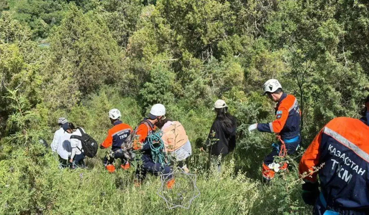 Пять девушек заблудились в горах Туркестанской области