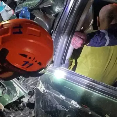 В Алматинской области спасли мужчину из зажатого авто после ДТП