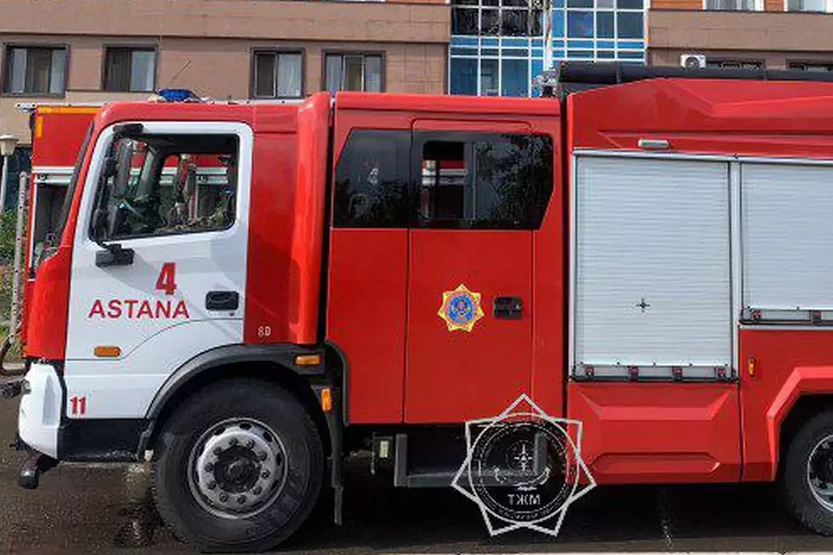 Пожар в кофейне тушили в Астане