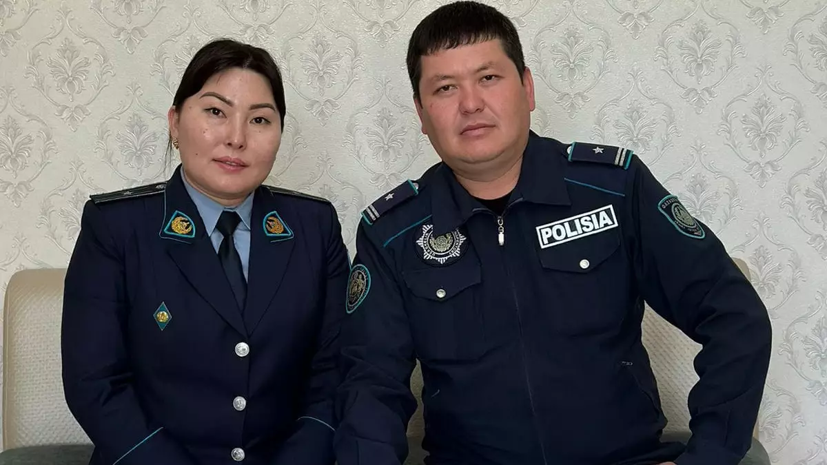 Отбасын да, Отанды да қорғап жүрген қос полиция майоры