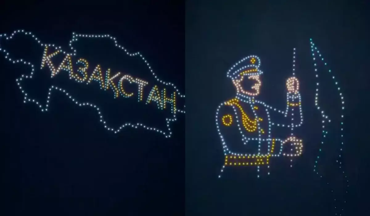 Зрелищное шоу с сотнями дронов прошло в Астане (ВИДЕО)