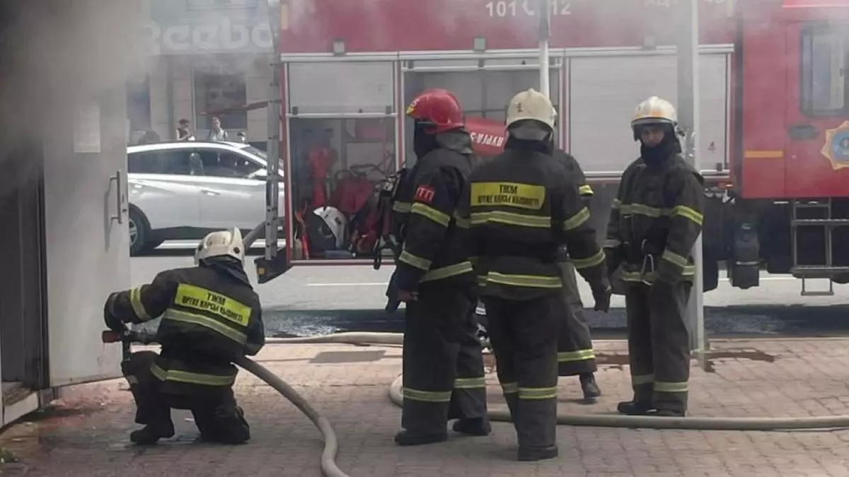 Девушка получила ожоги в результате пожара, произошедшего в "Буржуе" в городе Павлодар.