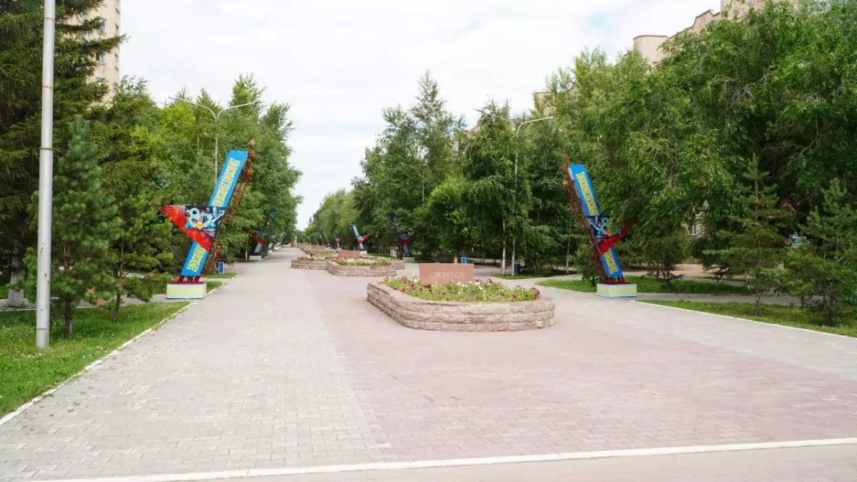 Центр Кокшетау свяжут с набережной новой пешеходной аллеей