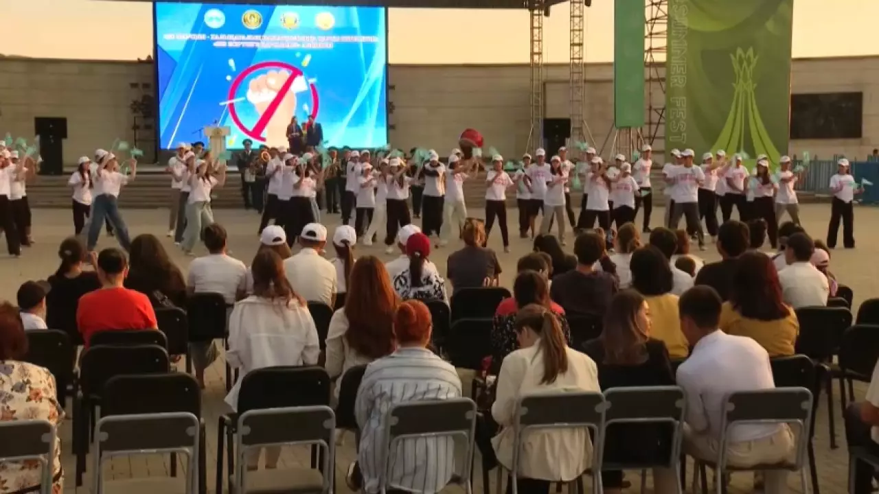 Акцию «Мы против наркотиков» провели в Талдыкоргане
