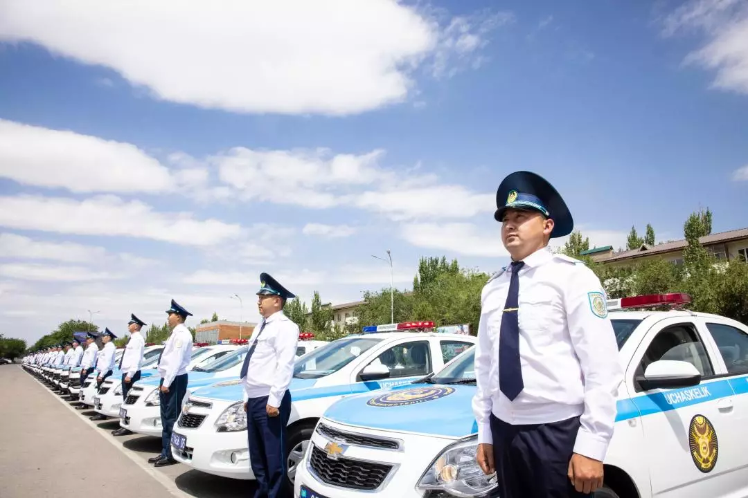 Алматы облысының полициясына 40 жаңа автокөлік табысталды
