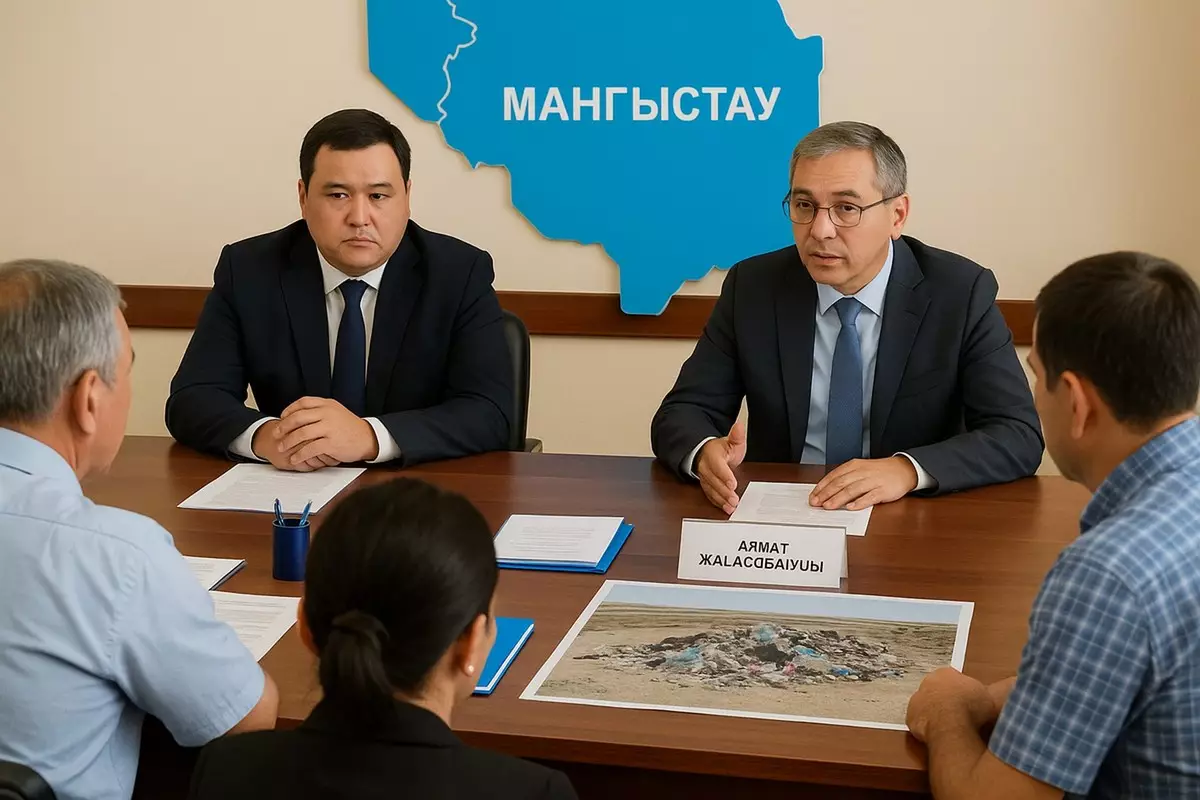 Поднят вопрос ликвидации накопившихся отходов в сёлах Мангистау. - новости на Lada.kz 28.06.2025