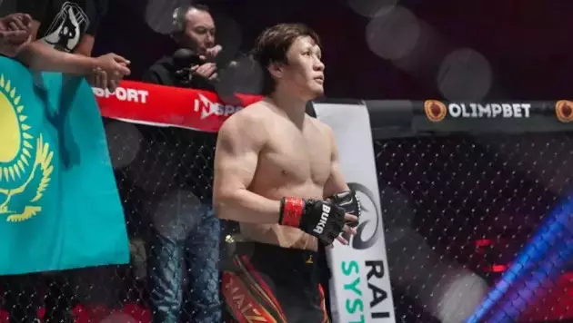 Жалгас Жумагулов устроил зарубу и выиграл титул в зарубежной лиге MMA