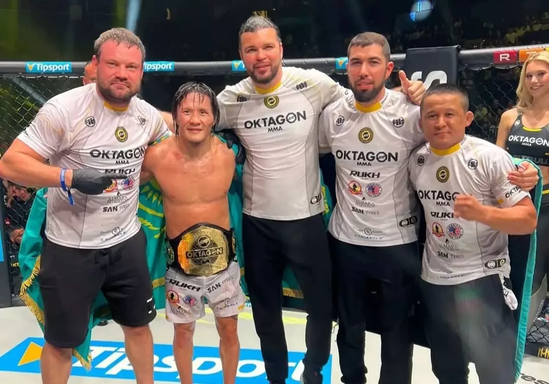 UFC-дің еуропалық нұсқасында қазақ батыры чемпион атанды