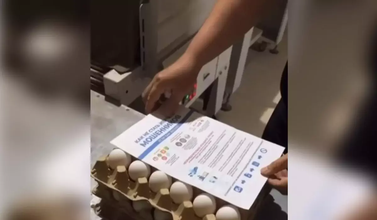 Павлодар полициясы алаяқтыққа қарсы күреске жұмыртқаны тартқан (ВИДЕО)