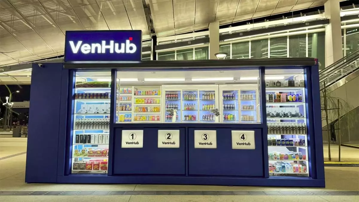 Магазин VenHub, управляемый роботами, меняет будущее шопинга.
