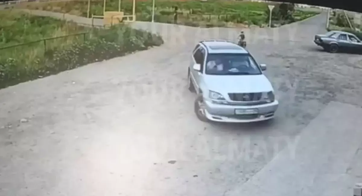 Водитель Lexus наехал на ребенка и скрылся в Алматинской области (ВИДЕО)