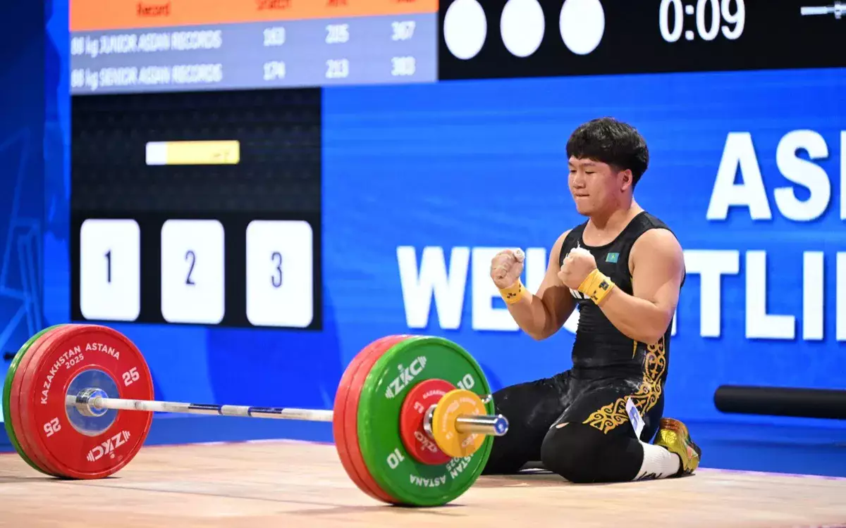 Ерасыл Сәулебеков Азия чемпионатында алтын медаль жеңіп алды