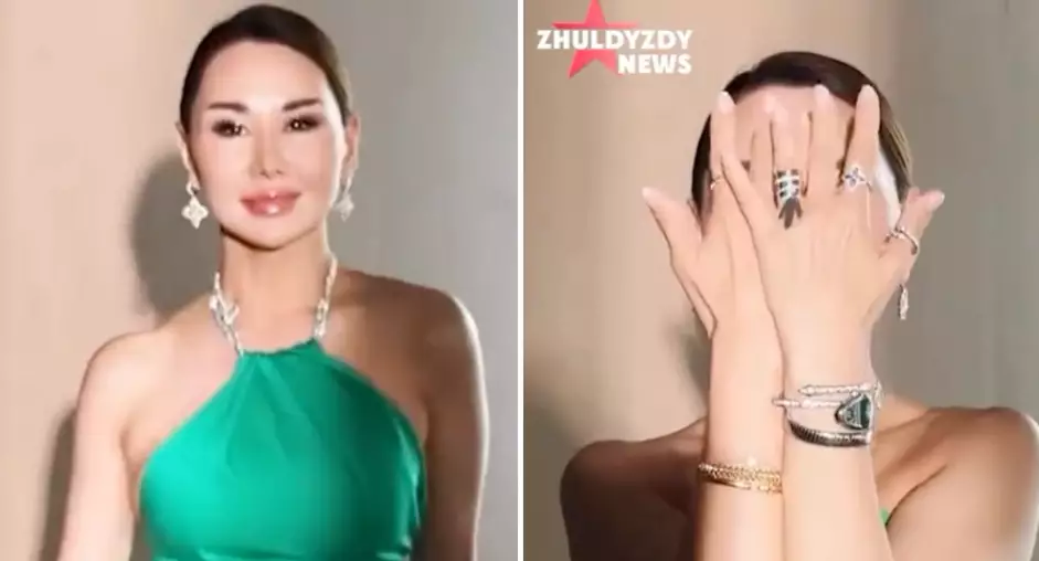 «Қолында бір «пәтер»: Динара Сәтжанның сұлулығы талқыға түсті (ВИДЕО)