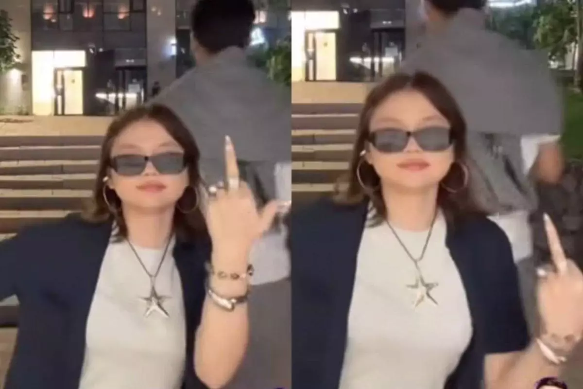 Қайрат Нұртастың қызы ортаңғы саусағын көрсетіп, жұрттың ашуына тиді