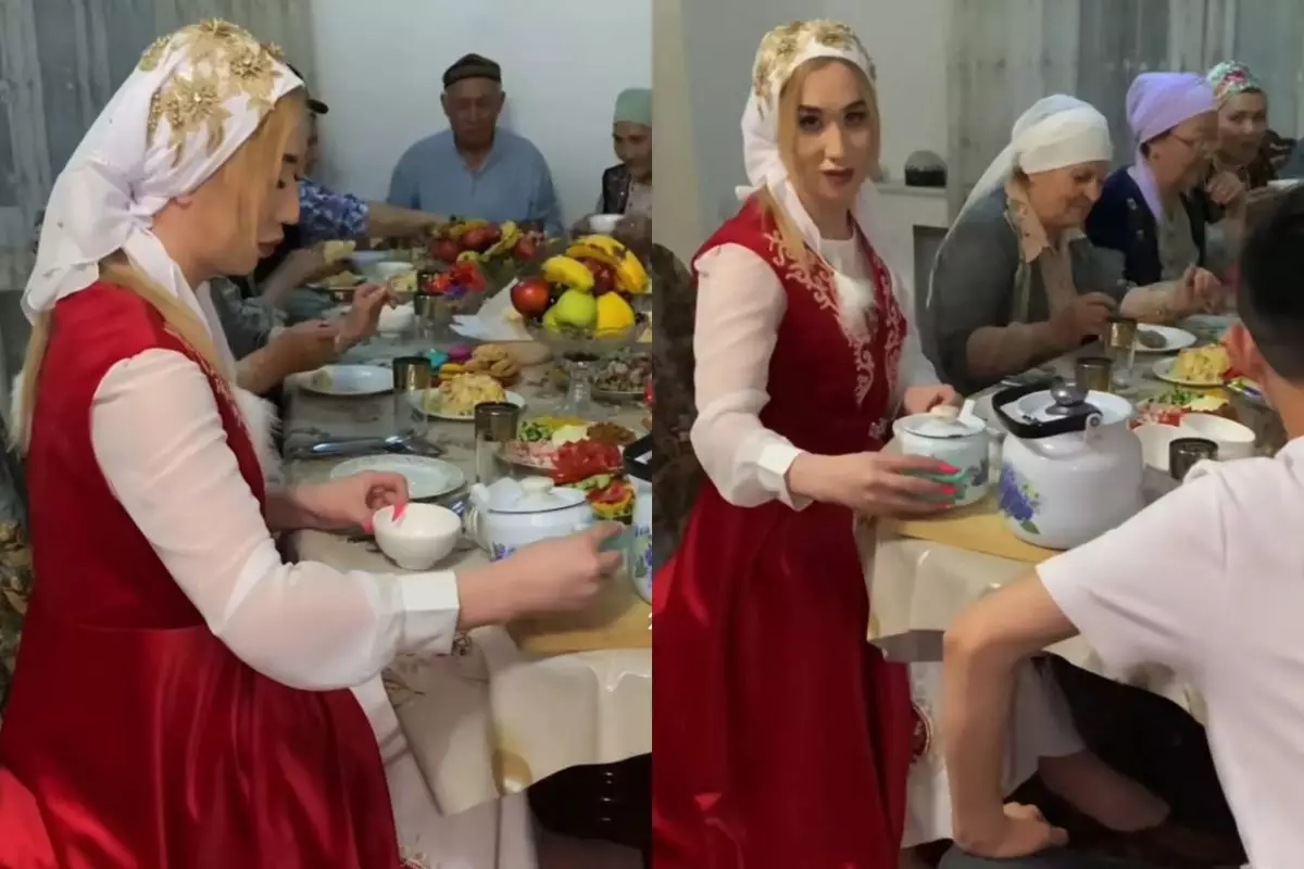 «Шай құю азап екен»: Атышулы Амилай келін болудан шаршағанын айтты (ВИДЕО)