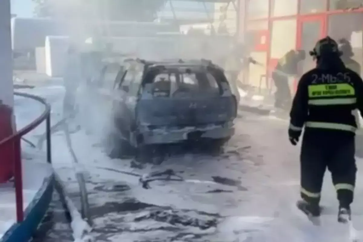 Оператор получил ожоги при пожаре на АГЗС в Актобе