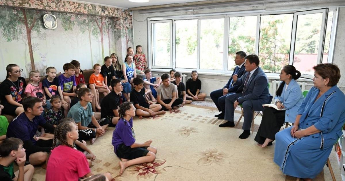  Бағанашылдағы балалар үйіне Президент әкімшілігінен комиссия барды 
