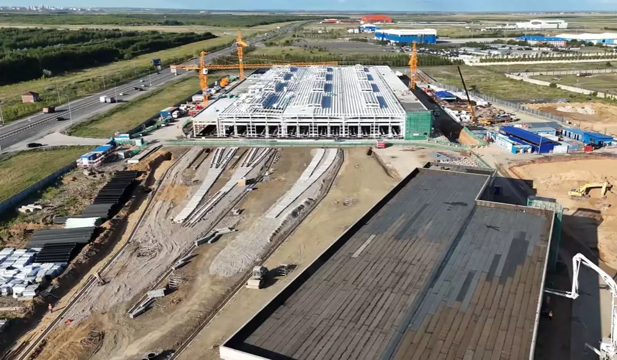 Готово на 50%: как сейчас выглядит депо LRT в Астане (ФОТО, ВИДЕО)