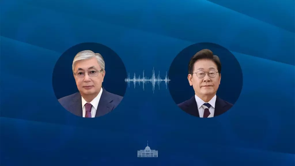 Токаев и президент Южной Кореи обсудили укрепление партнёрства