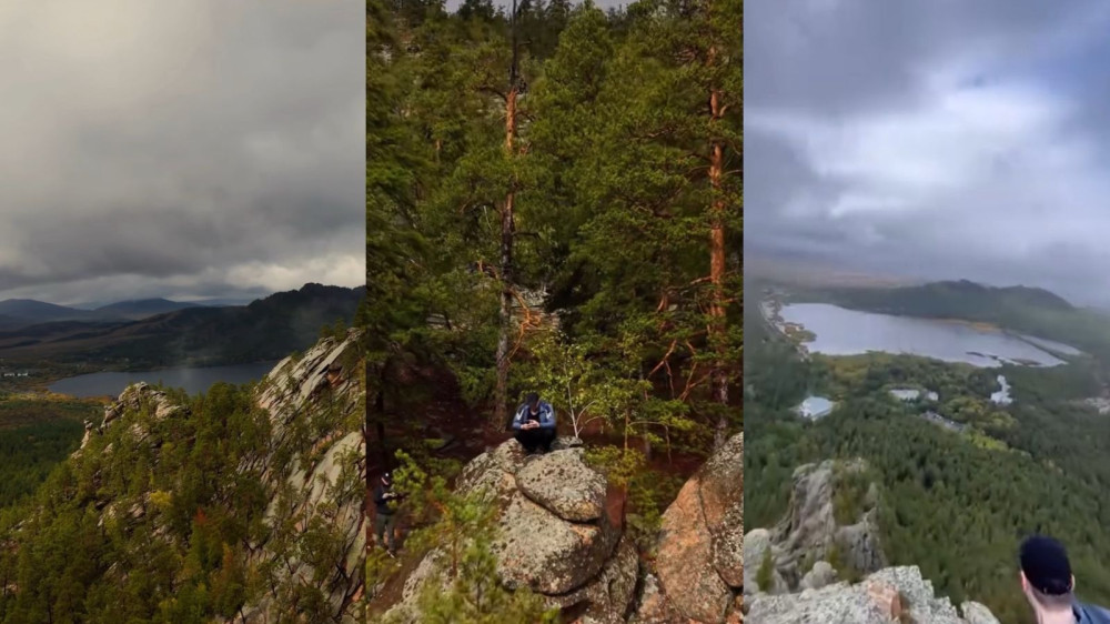 Қазақстандық Қарқаралы ұлттық саябағының әсем көрінісін әуеден көрсетті