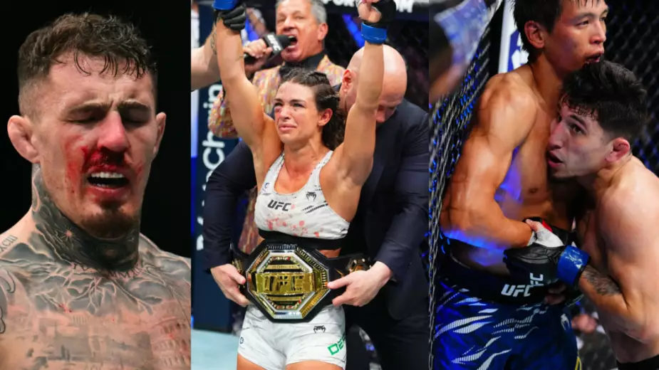 Ган ткнул Аспиналлу в глаз, Дерн стала чемпионкой, Умар вернулся с победой: видео и результаты UFC 321 