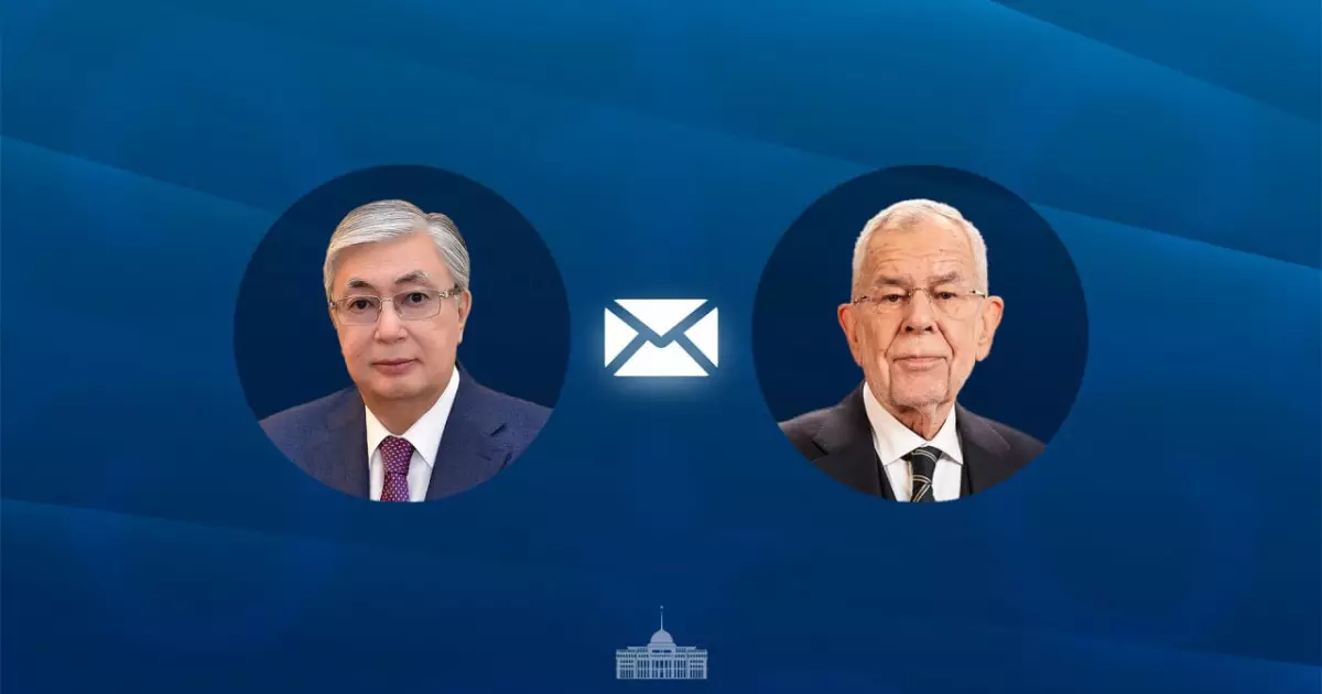   Мемлекет басшысы Аустрия Президентіне құттықтау жеделхатын жолдады   