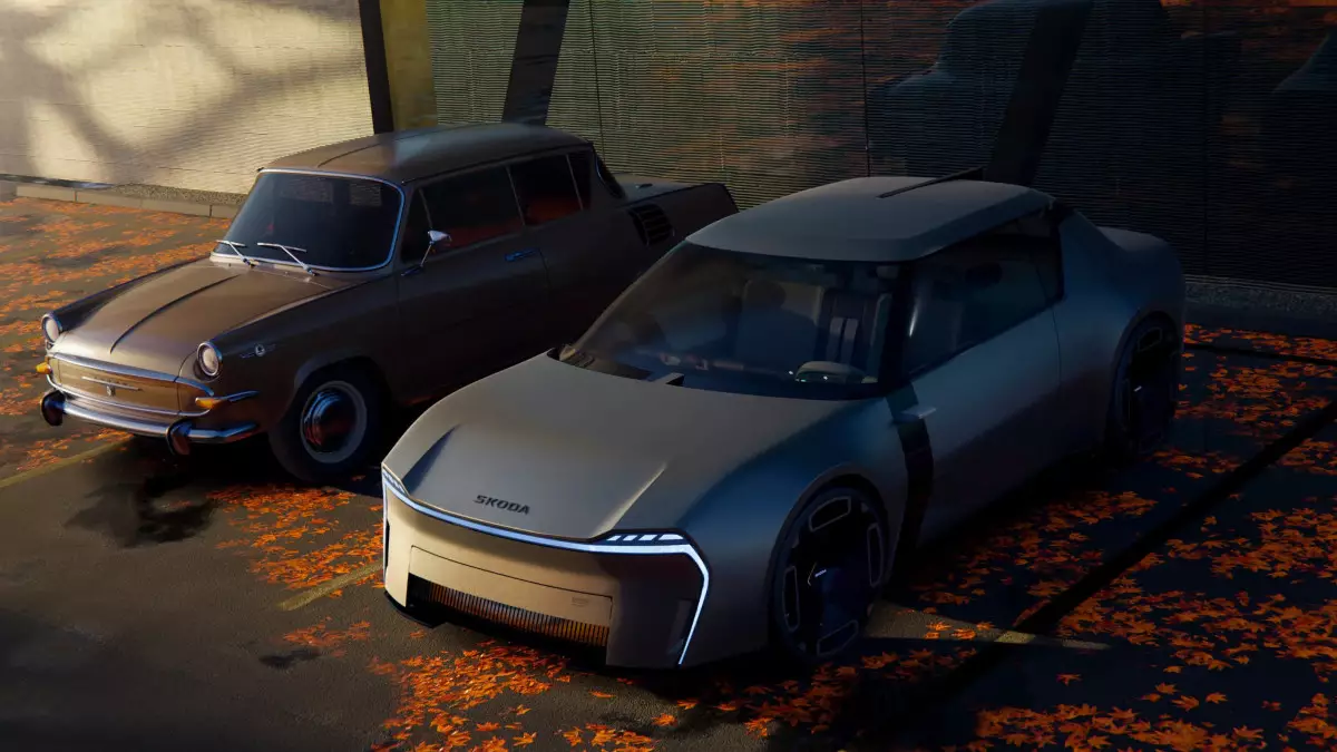 От ретро к будущему: Skoda показала современный концепт 1000 MBX