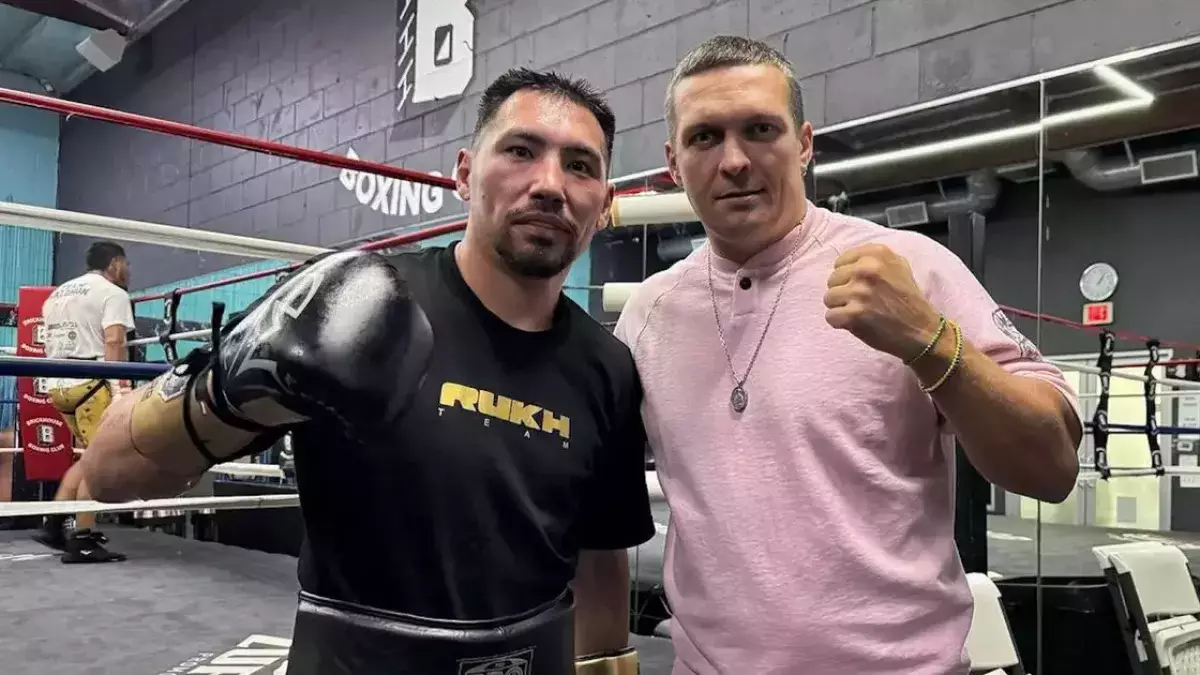 «Бұл жігіт ерекше»: Америкалық журналист Усикке ұқсайтын қазақ боксшысын айтты