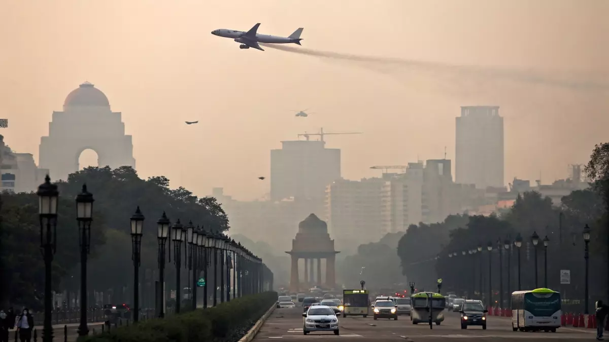 В Индии хотят очистить воздух Дели искусственным дождём