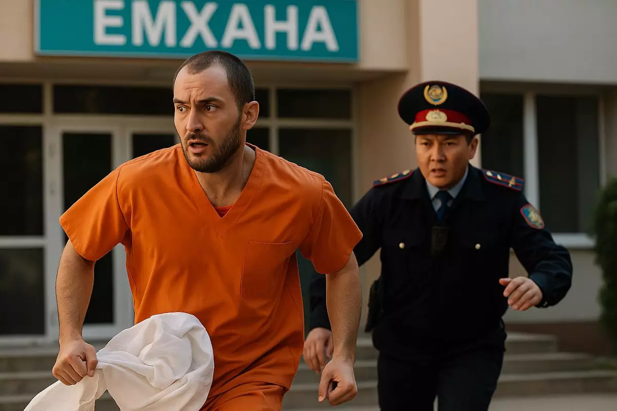 В Туркестане поймали подсудимого, сбежавшего из больницы