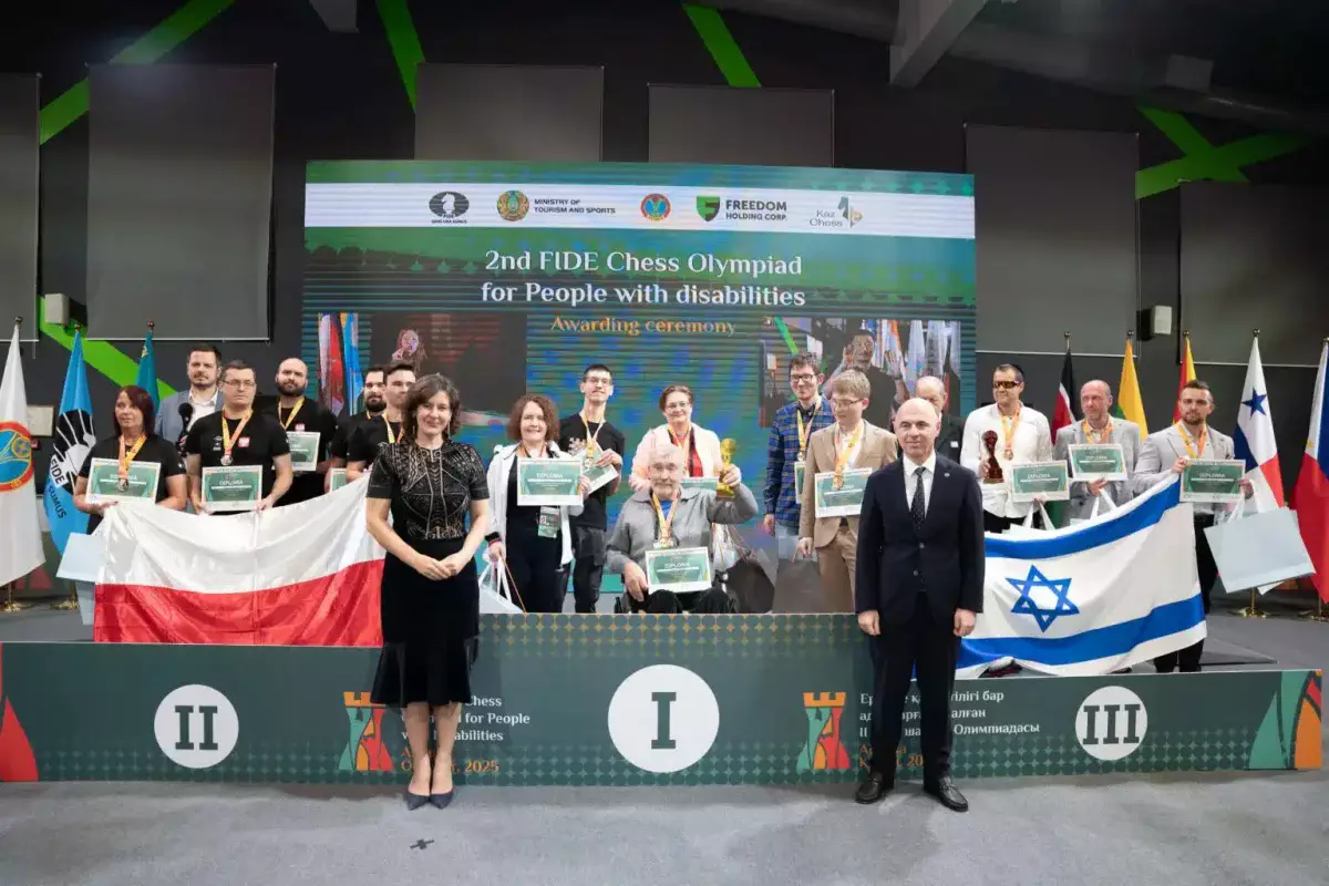 Астанада мүгедектігі барларға арналған шахмат Олимпиадасы мәресіне жетті