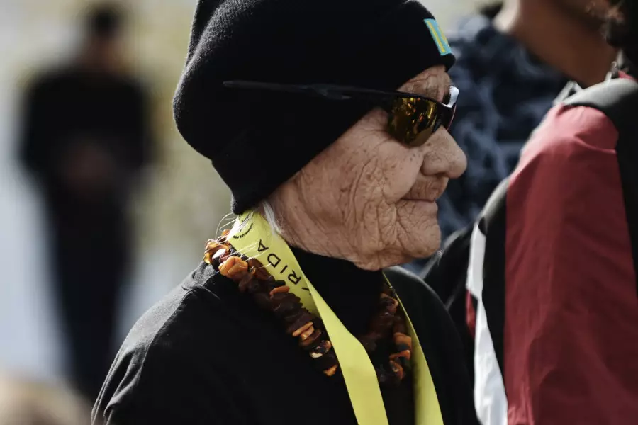 91 жастағы Щучинск қаласының зейнеткері Turkistan Marathon жарысына қатысты