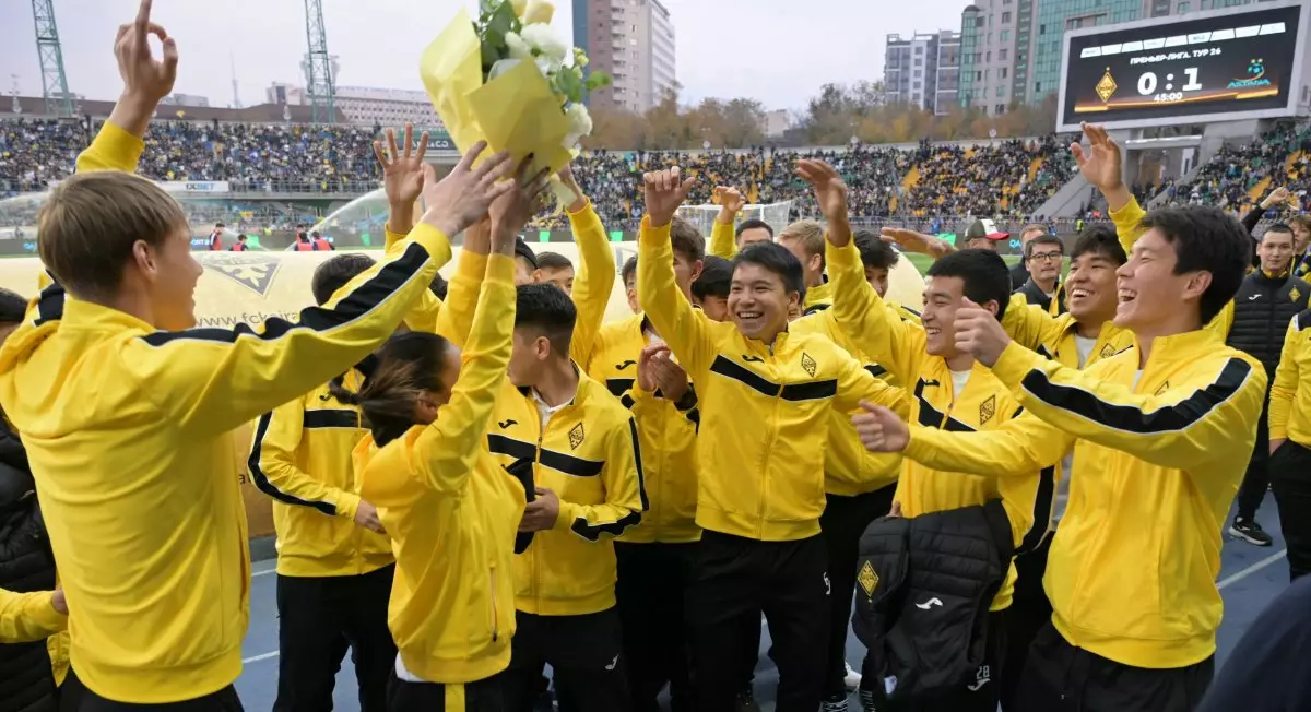 “Кайрат” стал пятикратным чемпионом Казахстана и установил рекорд