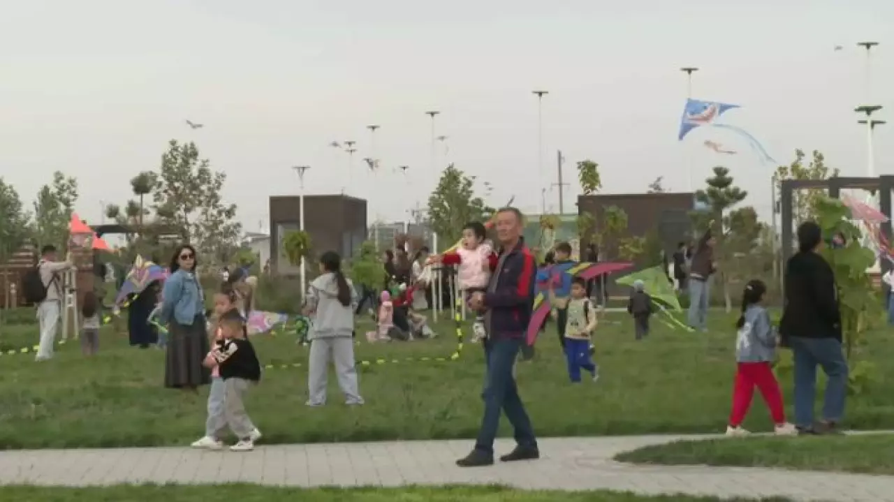 Фестиваль воздушных змеев прошёл в Шымкенте