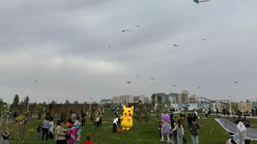 Фестиваль воздушных змеев прошел в Шымкенте