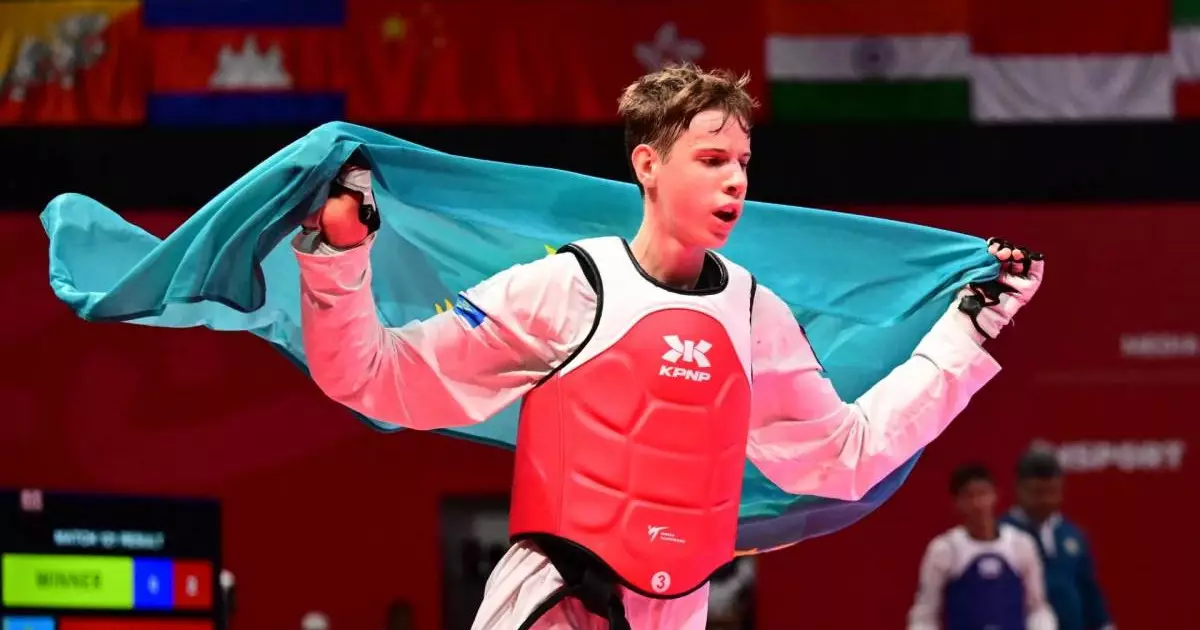  Евгений Васенкин таеквондодан жасөспірімдер Азиадасының алтын жүлдегері атанды 