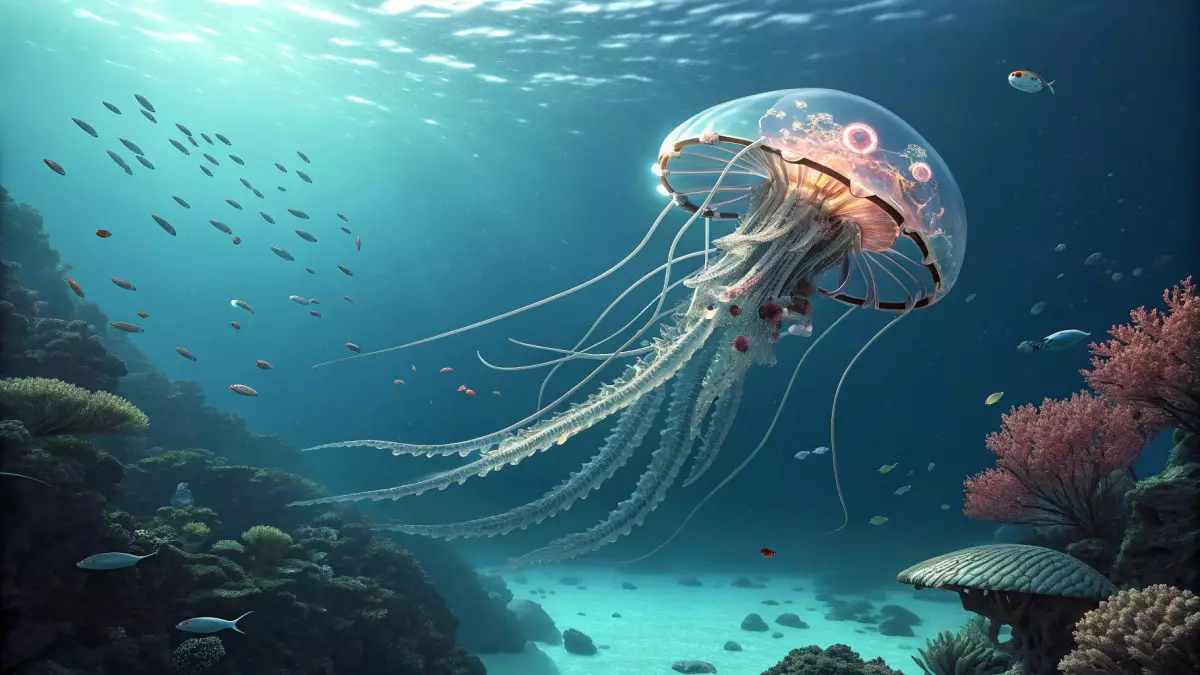 Робот-медуза из Китая исследует океан без шума и следов