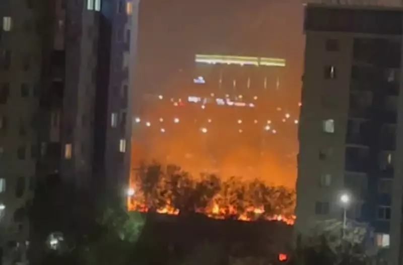 Праздничный салют в честь Дня Республики в Шымкенте закончился пожаром