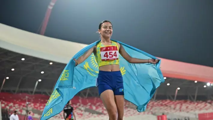 Жеңіл атлет Аида Ақылбекова Азия ойындарында үздік үштікке енді