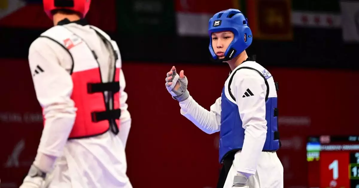  Таеквондошы Нұрәлі Махмұт Азия ойындарында күміс жүлдегер атанды 