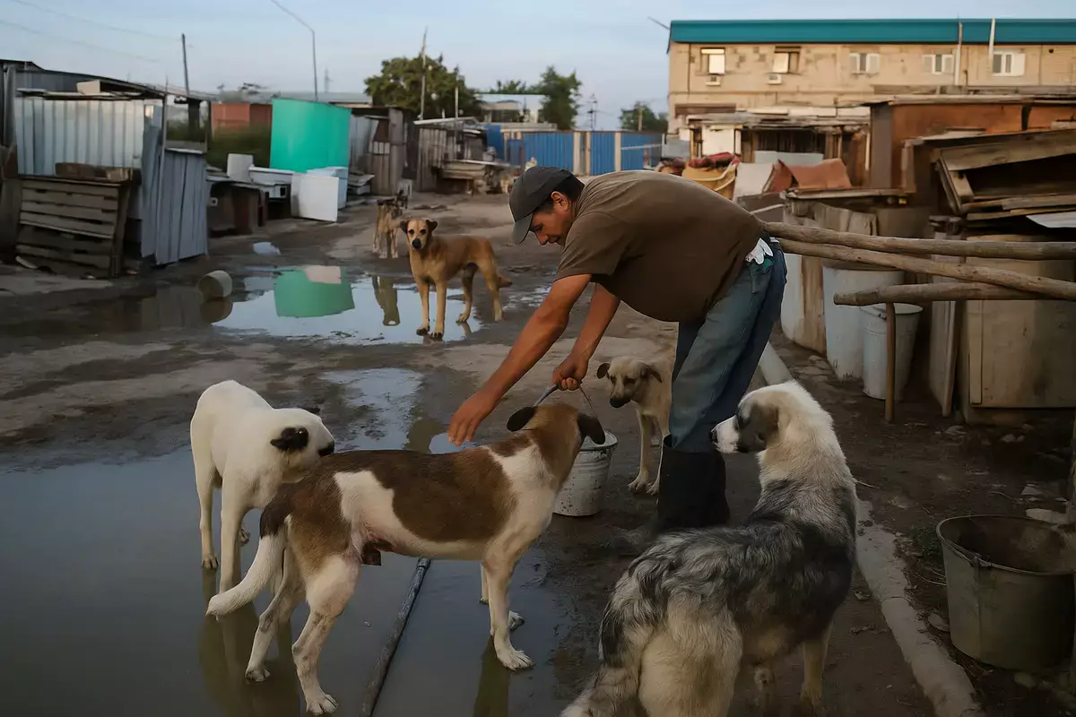 Собакам не хватает еды: единственный приют для животных в Актау просит помощи - новости на Lada.kz 26.10.2025