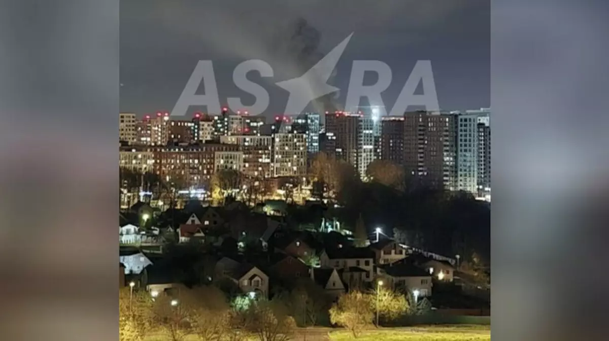 Массированная атака дронов на Москву