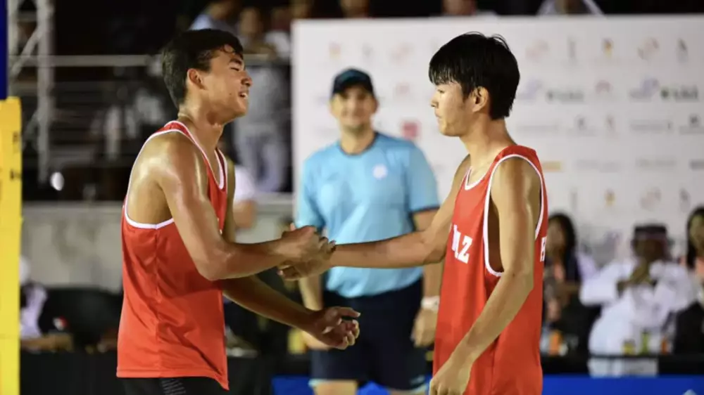 Қазақстандық жағажай волейболшылары жасөспірімдер Азиадасында чемпион атанды