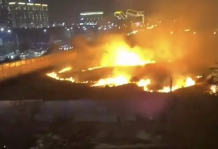 Шымкентте отшашудан кейін өрт шықты