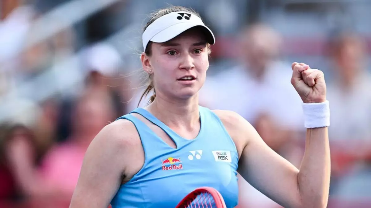 Елена Рыбакина WTA рейтингінде алтыншы орынға көтерілді